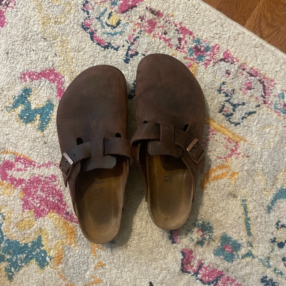 Birkenstock Clogs in haban oiled leather